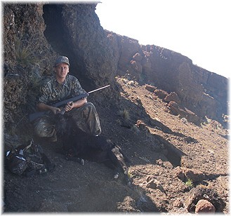 Hunting on the slopes of Haleakala