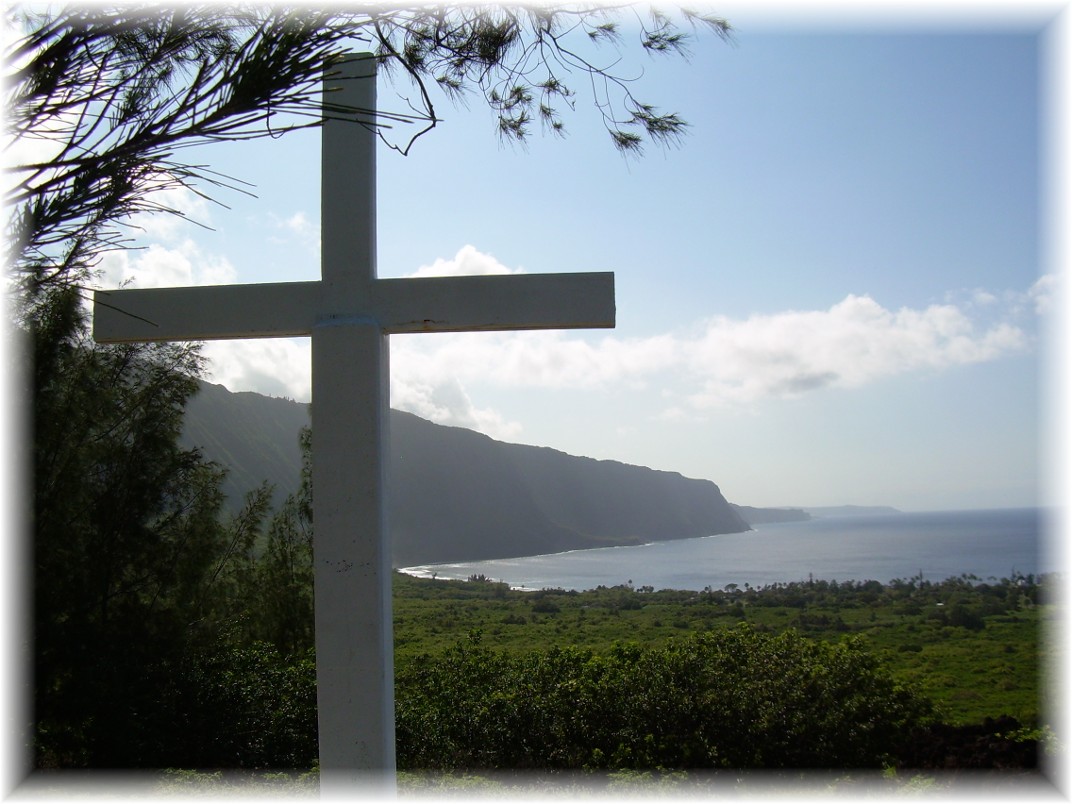 Cross on Kalaupapa